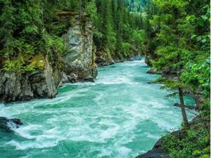 Image depicting Rushing river